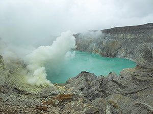 Ijen Volcano in Indonesia