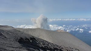 Semeru Volcano in Indonesia
