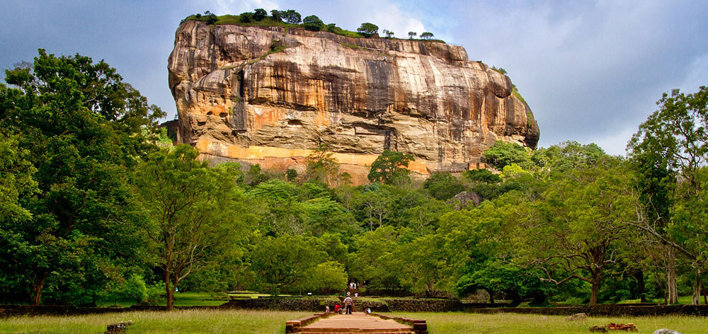 Ancient City of Sigiriya an ancient rock fortress Dambulla, Sri Lanka