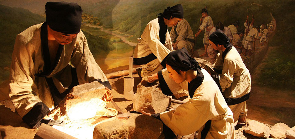 Baekje Historic Areas a group of monuments, Gongju, Buyeo & Iksan in South Korea