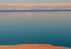 Dead Sea a salt lake, Israel, the West Bank and Jordan