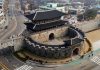 Hwaseong Fortress or Suwon Hwaseong, Gyeonggi-do, in South Korea
