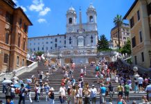 Ισπανικά Σκαλιά της Ρώμης Spanish Steps, Rome, Italy, pixabay