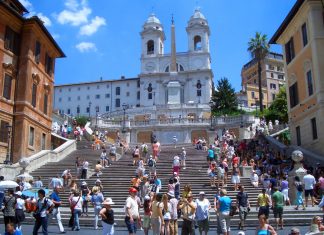 Ισπανικά Σκαλιά της Ρώμης Spanish Steps, Rome, Italy, pixabay