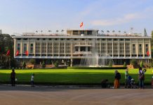 Το παλάτι της Ανεξαρτησίας, της επανένωσης του Βιετνάμ, pixabay