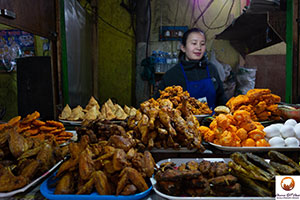 Gangtok market in India