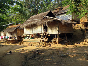 Laos Λάος, Village in Laos
