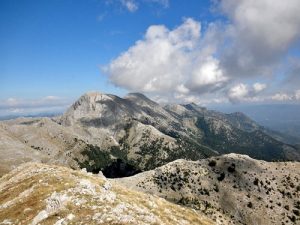 Ταΰγετο το ψηλότερο βουνό της Πελοποννήσου Ελλάδα, Taygetus